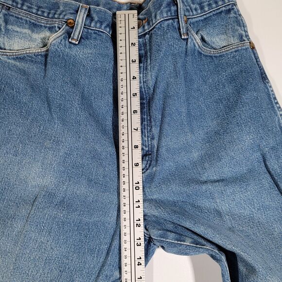 Wrangler Men's Straight Jeans - Blue - Picture 9 of 14